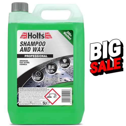 Holts car shampoo wax - car, 5l