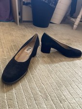 Vintage 1990s Black Suede