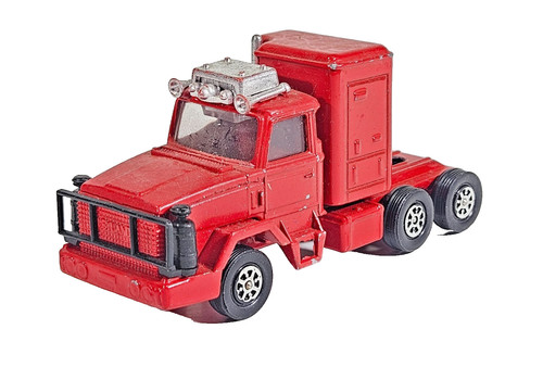 Corgi scammell red - red, diecast