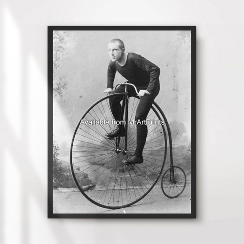 Penny farthing bike black - farthing,