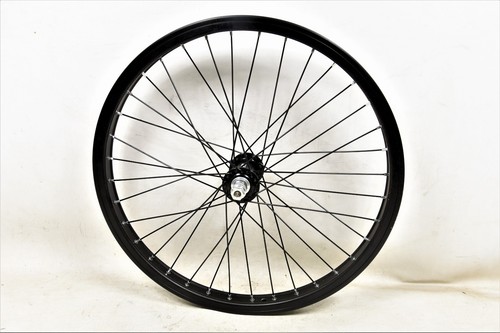 Black front bmx raleigh - front,