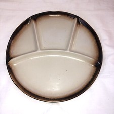 Vintage Tuscia White Stone 626 Made in Italy Divider serving plate 
