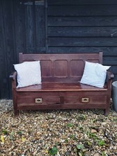 A Super Antique Pine Settle