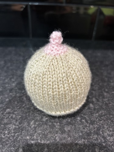 Handmade knitted boobie - handmade/knitted, “boobie”