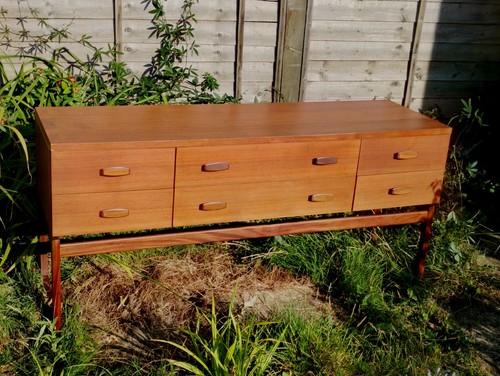 Vintage plan quadrille teak - vintage,