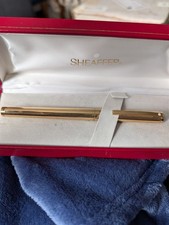 Sheaffer white dot gold plated