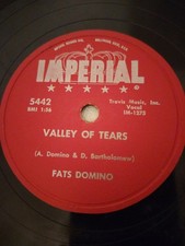 FATS DOMINO VALLEY OF TEARS 78RPM IMPERIAL 5442