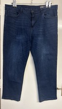 TU Men’s Blue 40S Straight Leg Jeans Size 40” Waist & Inside Leg 30”