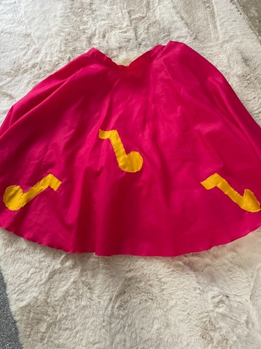 Pink rock roll style skirt - rock,