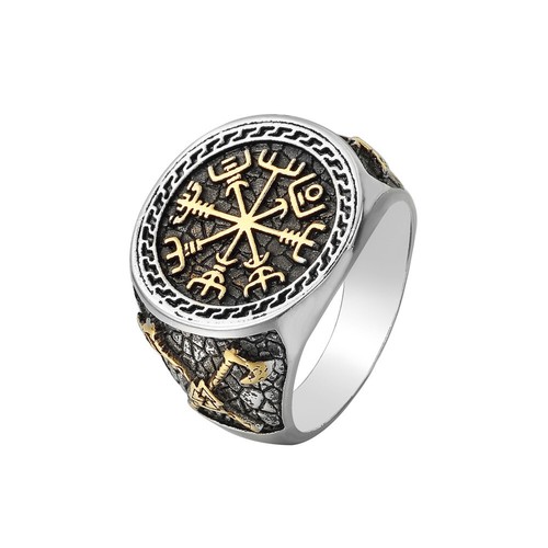 Vegvisir signet ring - signet, for