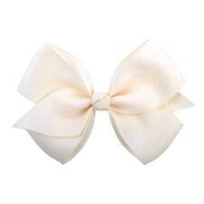 2 PACK LARGE 5inch GIRLS  big BOW  CLIPS SCHOOL HAIR ACCESSORIES  UK