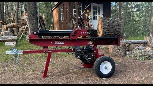 27t log splitter operated - splitter, hire