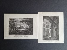 Antique (1817) pair of prints