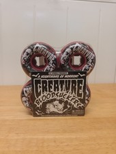 OJ's Creature Bloodsuckers Skateboard Wheels 56mm 97a Red New Sealed