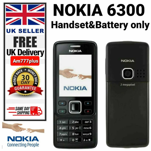 New nokia 6300 black unlocked - new,