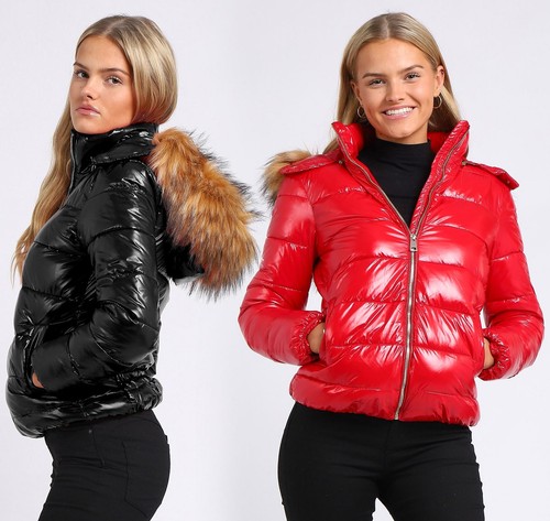 Womens puffer jacket - womens, wet