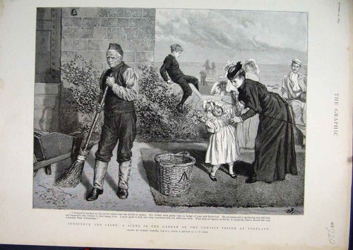 Original old antique - original, print