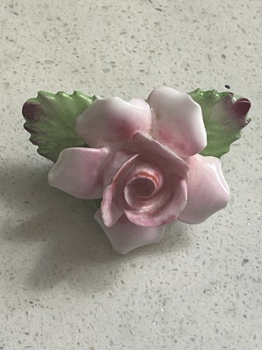 Bone china pink rose - bone,