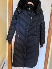 michael kors long quilted coat