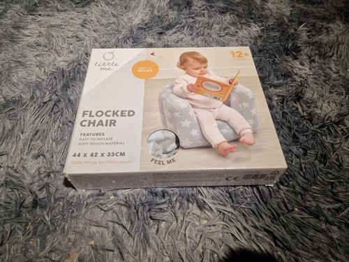 Little flocked chair - little, grey