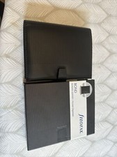 Filofax Bond Black Bonded