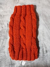 12" long hand knitted dog