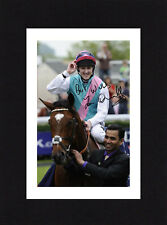 8X6 Mount TOM QUEALLY Signed PHOTO Ready To Frame Gift HORSE RACING Frankel