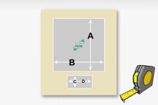 Custom Size Picture Photo Mount with Plaque Window Aperture You choose sizes