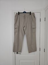 Men's, Cotton Traders ,beige cargo trousers/jeans size W40. L 28. 