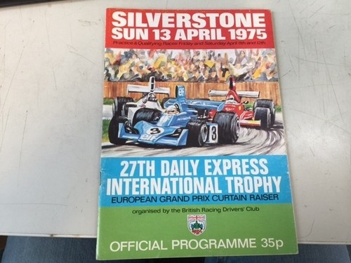 1975 silverstone programme - silverstone,