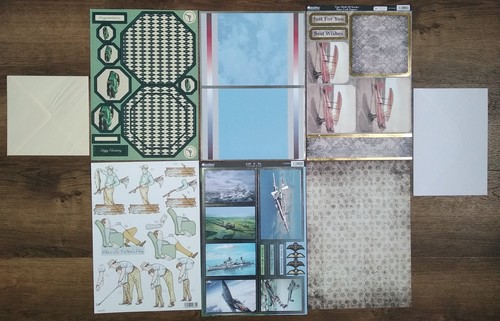 Die cut decoupage cards - cards, &