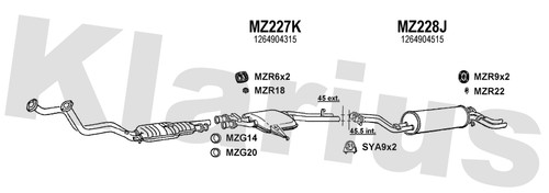Klarius mz227k box with - mz227k,