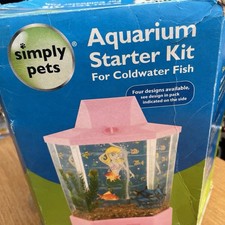 Simply Pets Pink Mermaid Aquarium Starter Kit
