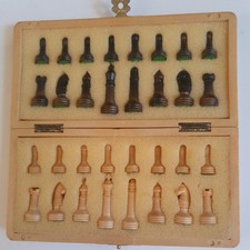 Vintage (1960s era)Travel Chess Set, Magnetic  . Complete