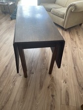 Antique Georgian Mahogany Drop Leaf Dining Table