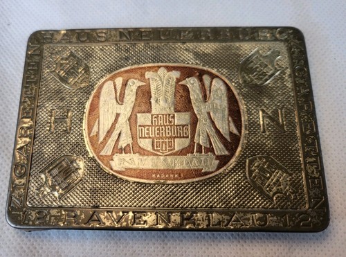 Cigarette tin german - cigarette, haus
