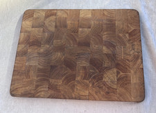 Extra Large Solid Oak End Grain Butcher Block Thick Handmade Heavy Duty 