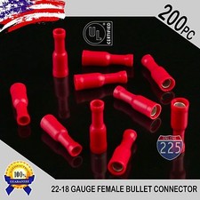 200 Pack 22-18 Gauge Red
