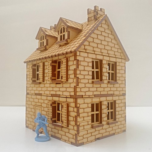 Ww2 wargames village house - ww2,