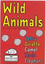 Wild Animals - 5 Knitting Patterns Gary Kennedy - Intarsia Sweater 4 ply 24"-44"