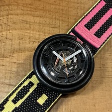 SWATCH - POP - NEON BLACK -