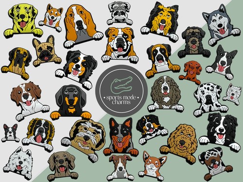 Dog paws charms for shoes - paws,