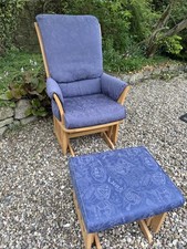 Nursing Chair and Stool By Dutailier