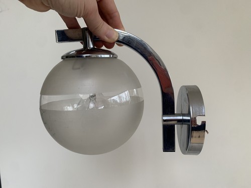 Vintage wall light chrome - wall,