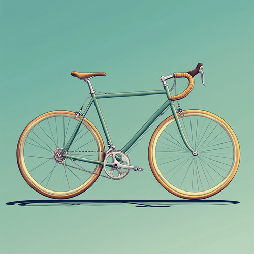 Wall decal sticker road bike - sticker,