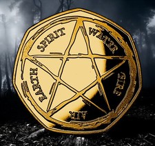 PENTACLE/CIRLCE OF LIFE 24ct