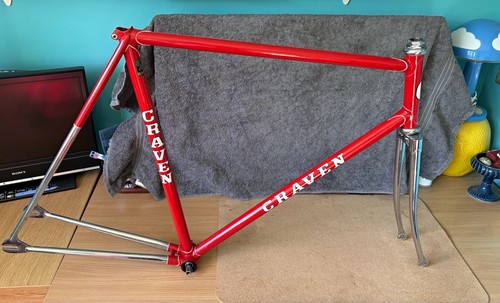 Craven steel track bike - track,