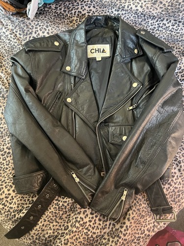 Chia women cropped leather - chia,