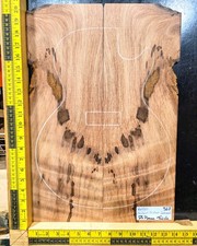 Ancient Quilted Redwood Guitar Top Bass Bookmatched Set 367 Luthier Supplies