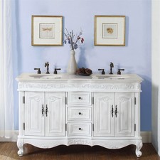 58" Lavatory Double Sink